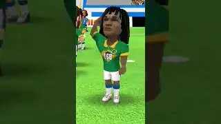 GUGU SALUTE in mini football game