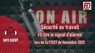 🛑 Violences, Incivilit&eacute;s, Conditions de Travail: FO tire le signal d&rsquo;alarme | F3SCT Novembre 2025