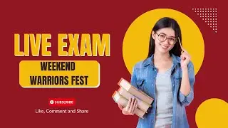 LIVE | Practice Paper | The IQ FEST | WWFEST OCT 2023
