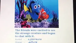 Deep down the ocean a story part 1 to understand and learn english/ easy way of learn english