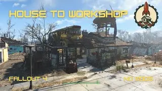 House To Workshop - Quick Build - NoMods - fallout 4