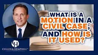 What Is A Motion In A Florida Civil Case, And How Is It Used?