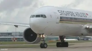 Singapore B777-300ER 9V-SWR at Manchester