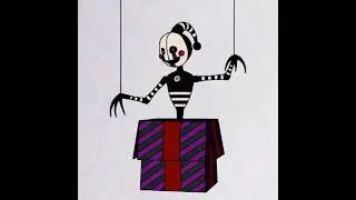 How to draw Security Puppet (FNaF 6) #fnaf #shorts