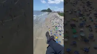 Expedi&ccedil;&atilde;o Brasil & Uruguai de Paramotor #paramotor #voaralto #trike #aviation #voo #praia #sol #arei