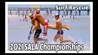 Men's Surf Rescue Race, Heat 3 - 2021 SALA Championships
