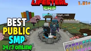 🌪️ New Best Free Public Smp Server For Minecraft 🧑&zwj;🎄 | Java/Pe/Pojav | 24/7 Online | Free To Join 💧