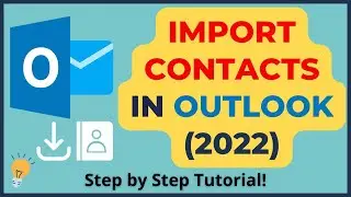 How to import contacts in Outlook