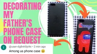 DIY Among Us Sticker For Phone Case #shorts #video #amongus