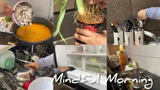 Mindful Morning Routine #Easy Breakfast #CleaningOrganizing