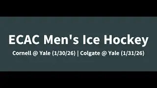 January 2026 Men's Ice Hockey Play-by-Play Highlights