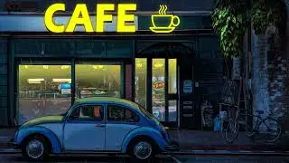 Rainy Night Jazz Cafe ☕ Smooth Background Music for Coffee, Focus & Relaxation