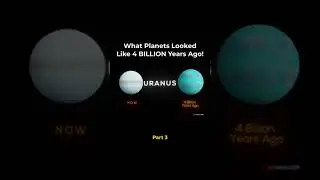 THE PLANETS LOOKED LIKE THIS 4.6 BILLION YEARS AGO! #shorts #universe #earth