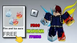 How To Get Fire and Ice Aura items in Roblox 😱 | Free fire and ice aura items on Roblox (2025)