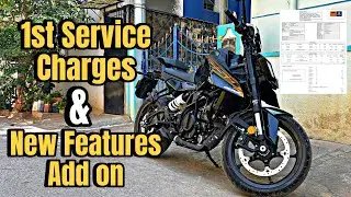 2025 KTM Duke 250 1st Service 🛠️charges & New features add on&hellip;?
