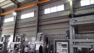 Mini blown film extruder