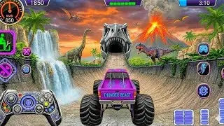 Monster Truck Mega Ramp Stunt Game: Best Car Stunt Game for Android 2025