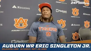 Auburn WR Eric Singleton Jr. | Oklahoma Loss