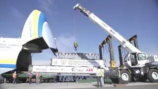 Antonov cargo aircraft transports 155 tons from Brazil to Chile - Unravel Travel TV