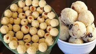 Easy Soft Ravva Laddu Recipe - Sooji Ladoo Sweets for Festivals | Live Food