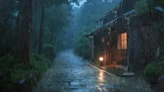 Late night tension &ndash; Soft rainfall ambience &ndash; Rainy porch scene &ndash; Relax slowly 🌙💤