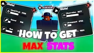 {F2P} HOW TO GET MAX STATS in One fruit Simulator