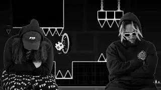Imagine that $uicideboy$ sampled Geometry Dash