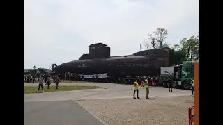 Ankunft von U17 im Technikmuseum Speyer