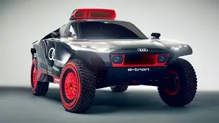 Новый Audi RS Q e-tron DAKAR RALLY (2022) - ПЕРВЫЙ ВЗГЛЯД и вождение