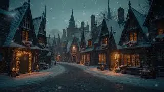 Christmas Songs Collection 🎄 Relaxing Christmas Ambience ❄️ Soft Snow, Cozy Mood