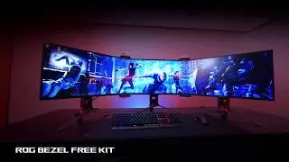 Create a Bezel Free Display with the ROG Bezel Free Kit