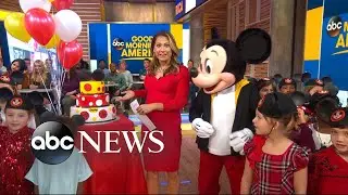 Mickey Mouse celebrates his birthday live on 'GMA'