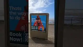 windy in Blackpool #vlog #blackpool #vlogger #vlogging #blackpooltower #blackpoolpromenade