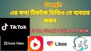 How To Use Google Voice On Tiktok | Google Voice TikTok Video Editing | Google Voice Fanny Video