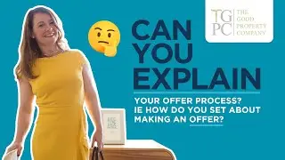 How do you set about making an offer?