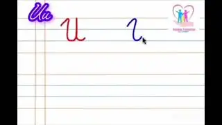 Let's learn Capital & Small Cursive letter U