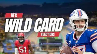 AFC Wild Card Reactions + Divisional Round Predictions!