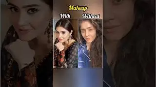 Pakistani actresses ✨ (With and without makeup 💄) #ytshorts #shortsfeed #trending @Khadeeja8