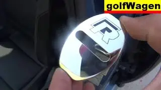 VW Golf 5 stainless steel door lock cover BOOMBLOCK
