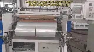 2 Layers 3 Layers 1000MM Stretch Film Machine, 50KG Jumbo rolls 2 Extruder Cost Stretch Film Machine