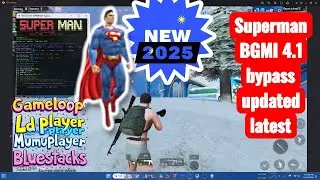 Superman free bypass BGMI 4.1 | 120fps gameloop unlocked | download FREE