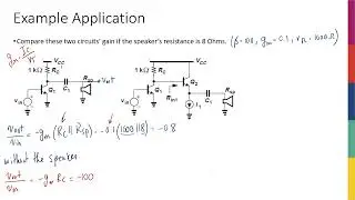 Week8 - Common Collector - Biasing, Input, and Output Resistance