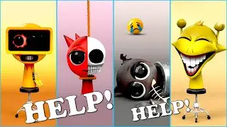 SPRUNKI inredilbox HELP!  Tiles Hop EDM Rush!
