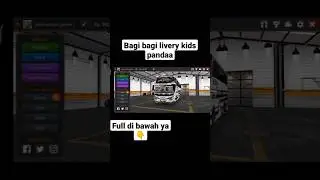 livery kids panda full banner #basuri #bus #shortvideo