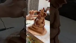 #ecofriendlyganesha #ganesha #religion #artist #cutebaby #clayganesh #ecofriendlyidols