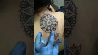 Mandala back tattoo. #youtubeshorts #shorts #tattoo