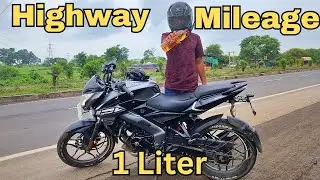 Bajaj Pulsar NS 125 Highway 1 Liter Mileage Test