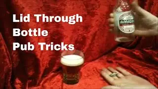 PK Ring Lid Through Bottle Magic Trick Demo Tutorial