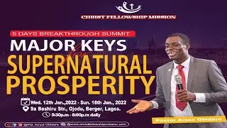 REAL STREAMS |5 Days Breakthrough Summit Day 1 |  12th Jan, 2021 | 9A BASHIRU, BERGER, LAGOS