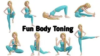 Fun Body Toning| Flexibility and Stretching for Kids| Easy Home Workout